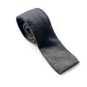 Ralph Lauren Purple Label Men’s Silk Knit Square Grey Tie